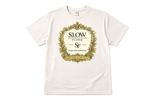 Slow Is Fine Logo Tee